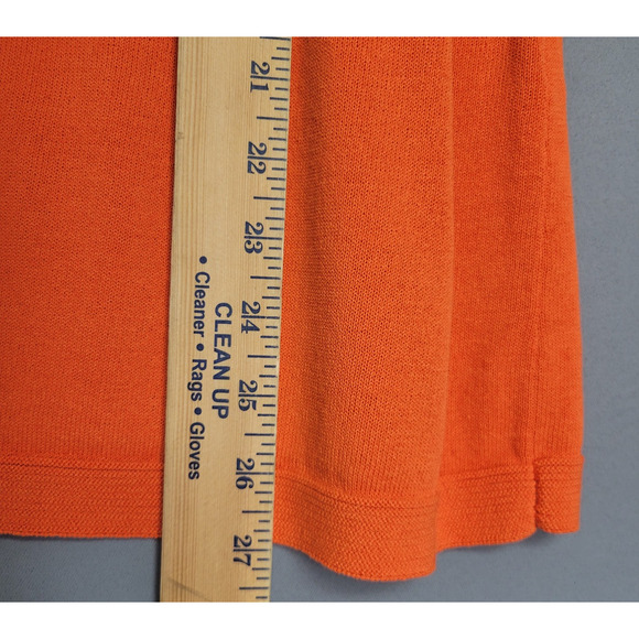 Chicos Knit Tank Top Womens Large Orange Sleeveless Pullover Casual Bright - Picture 7 of 10